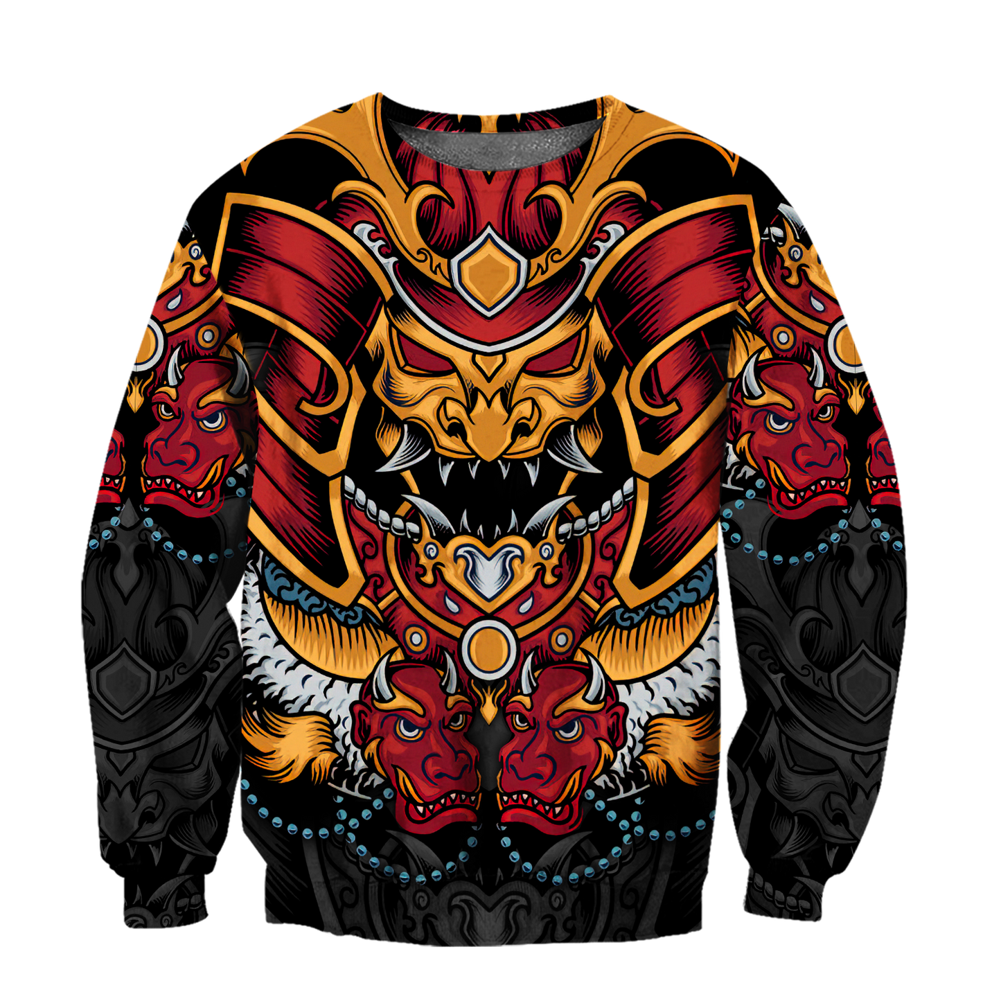Premium Unisex 3D Printed Oni Samurai Shirts MEI