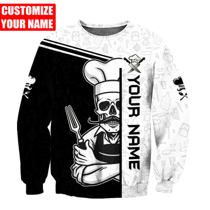 Custom Name Master Chef 3D All Over Printed Unisex Shirts