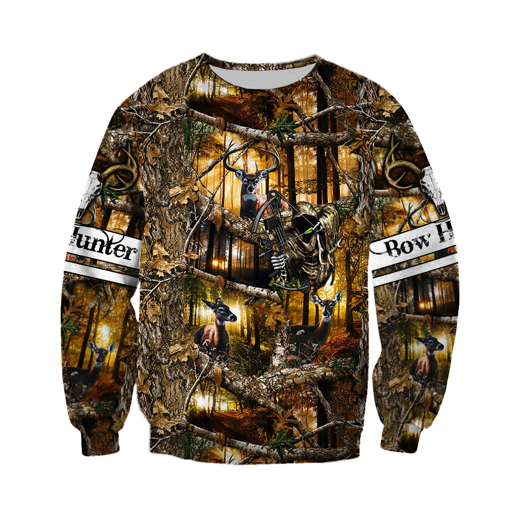 Premium Personalized Name Hunting 3D All Over Printed Unisex Shirts