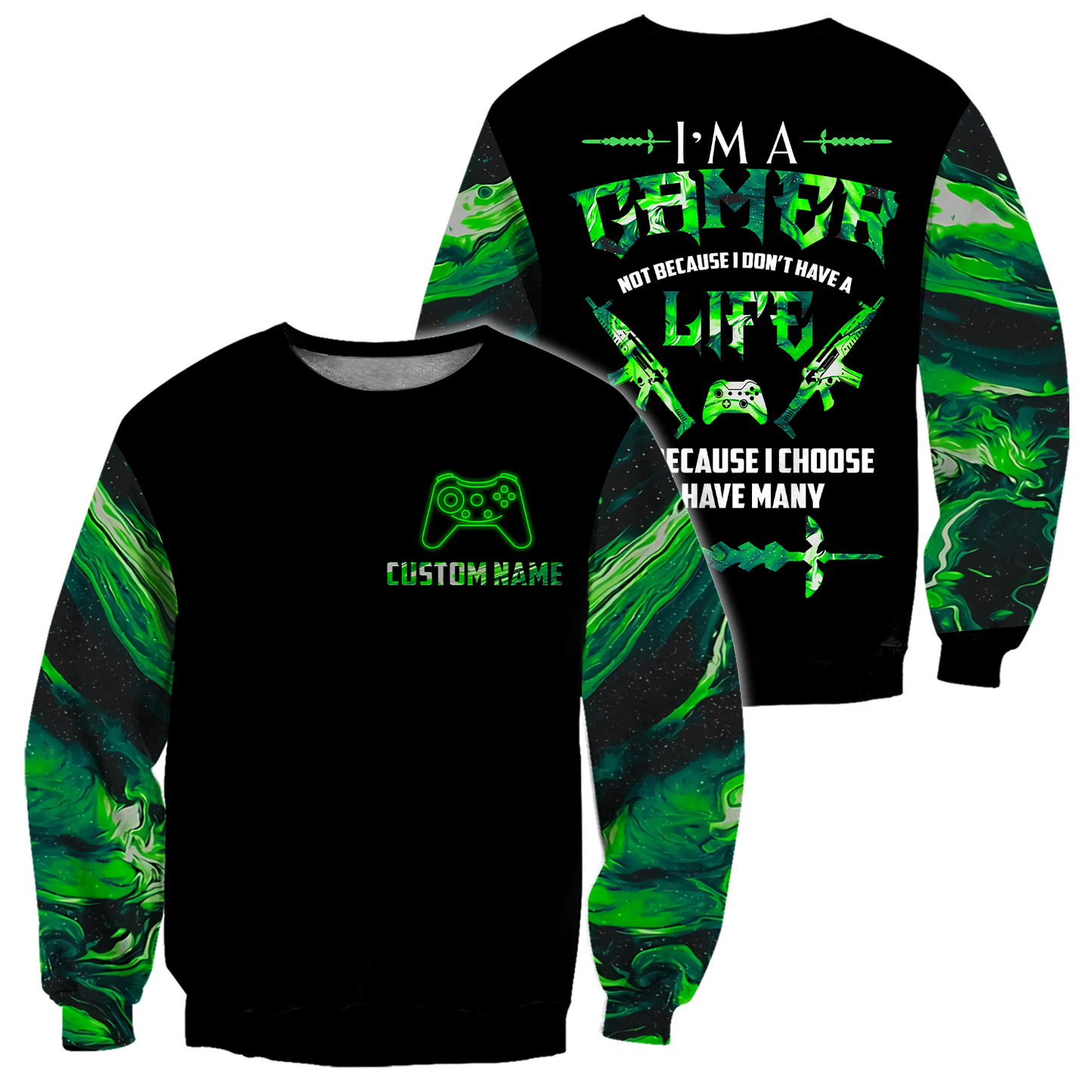 3D All Over Printed Game Lover  Unisex Shirts Custom Name XT