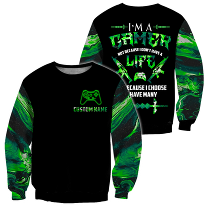3D All Over Printed Game Lover  Unisex Shirts Custom Name XT