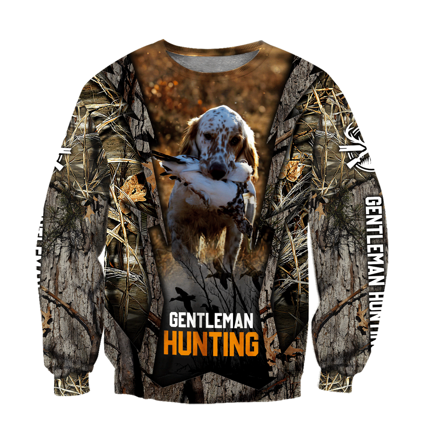 Hunting Dog 3D Over Printed Unisex Deluxe Hoodie ML