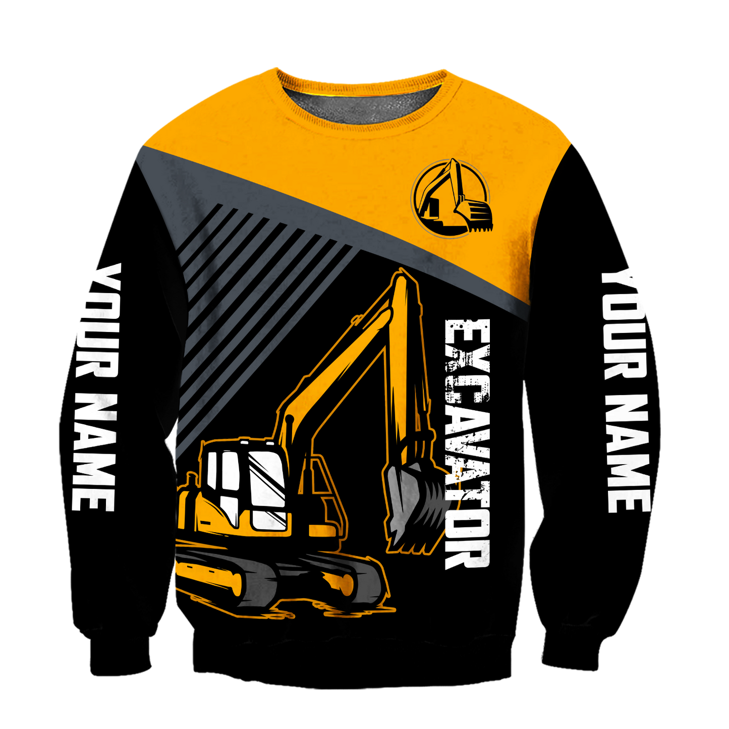 Custom Name XT Excavator 3D Printed shirts