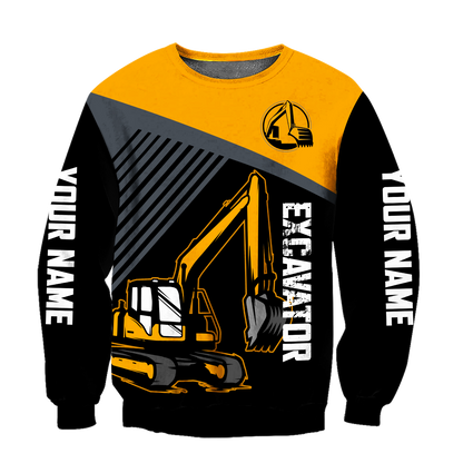 Custom Name XT Excavator 3D Printed shirts