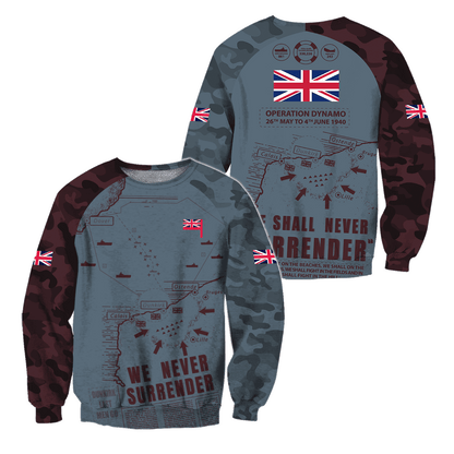 Remembrance Day Lest We Forget 3D All Over Printed Unisex Shirts