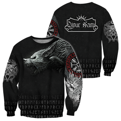 Customize Name Fenrir Viking Hoodie For Men And Women DQB10062101