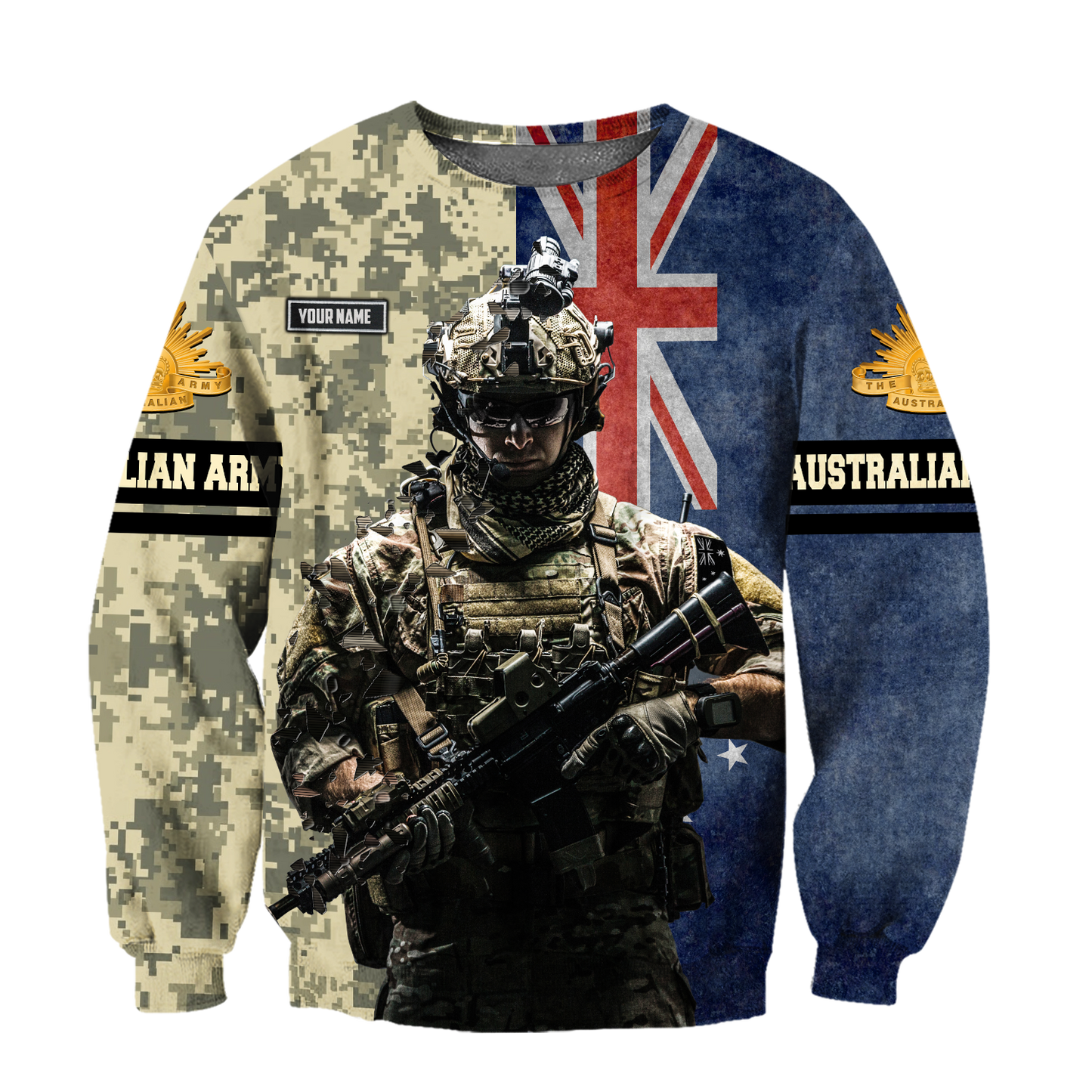 Personalized Name - The Australian Army 3D All Over Printed Shirts DQB17032103