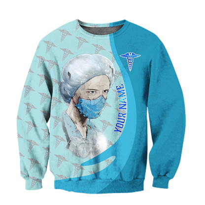 Premium Nurse Customize 3D All Over Printed Unisex Shirts