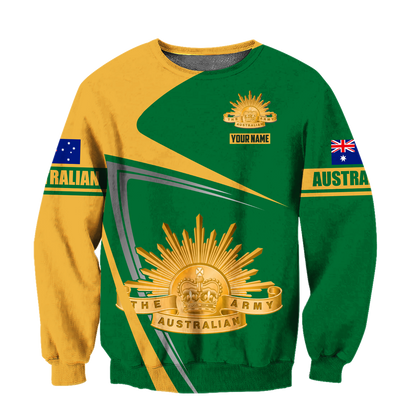 Personalized Australian Army National Colours of Australia 3D Printed Unisex Shirts TN