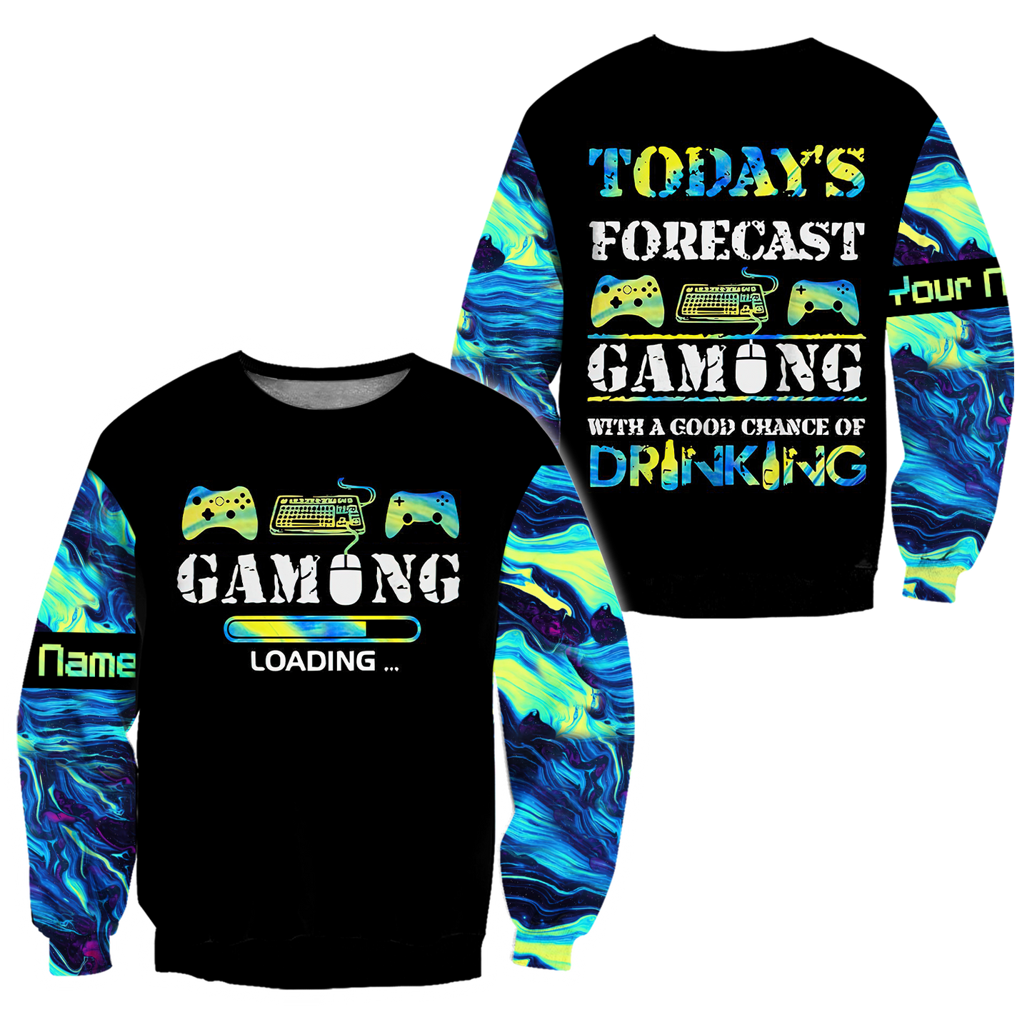 Today's Forecast Gaming Personalized Name SN29042104