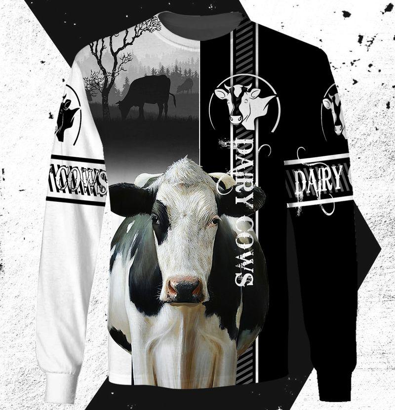 Premium Farmer Cow 3D All Over Printed Unisex Shirts