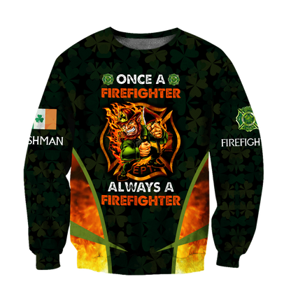 3D All Over Printed Irish- Firefighter  Unisex Shirts XT