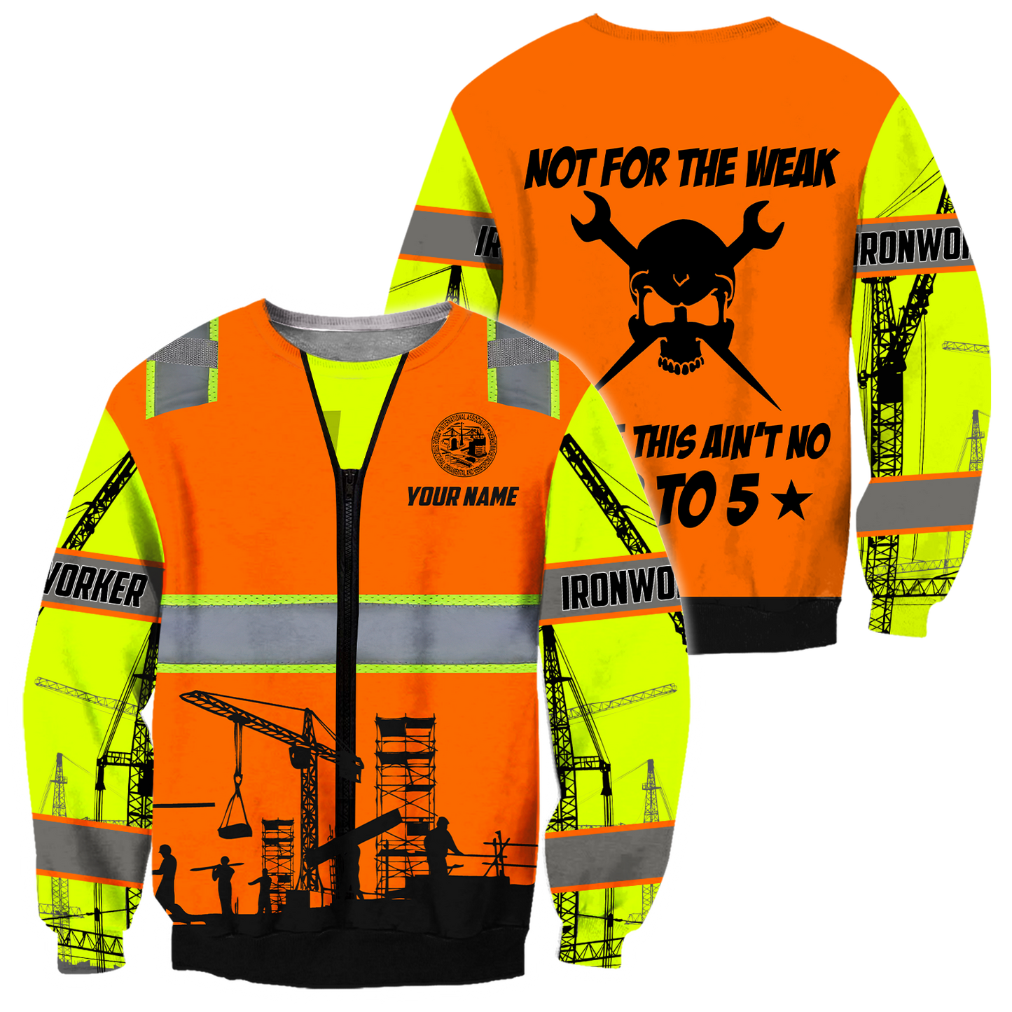 Premium Personalized Name Iron Worker 3D All Over Printed Unisex Shirt