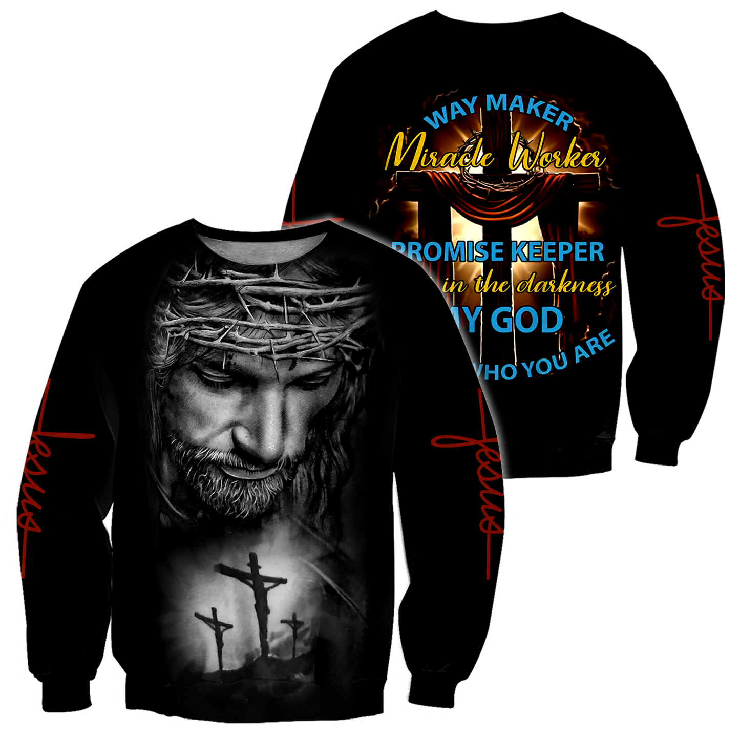 Premium Christian Jesus 3D All Over Printed Unisex Shirts TNA17022101