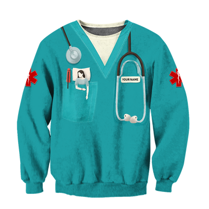 Premium Nurse Customize 3D All Over Printed Unisex Shirts