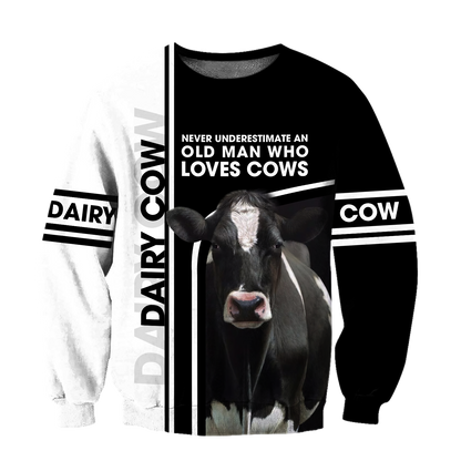 Cow 3d hoodie shirt for men and women DD11182004