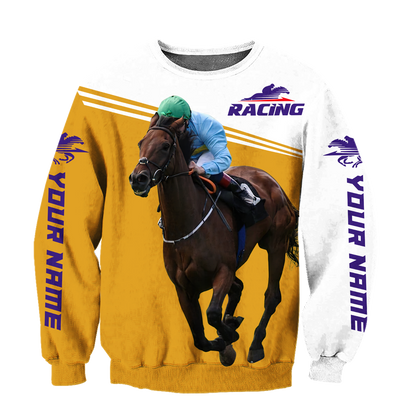 Personalized Horse Racing 3D All Over Printed Unisex Shirts