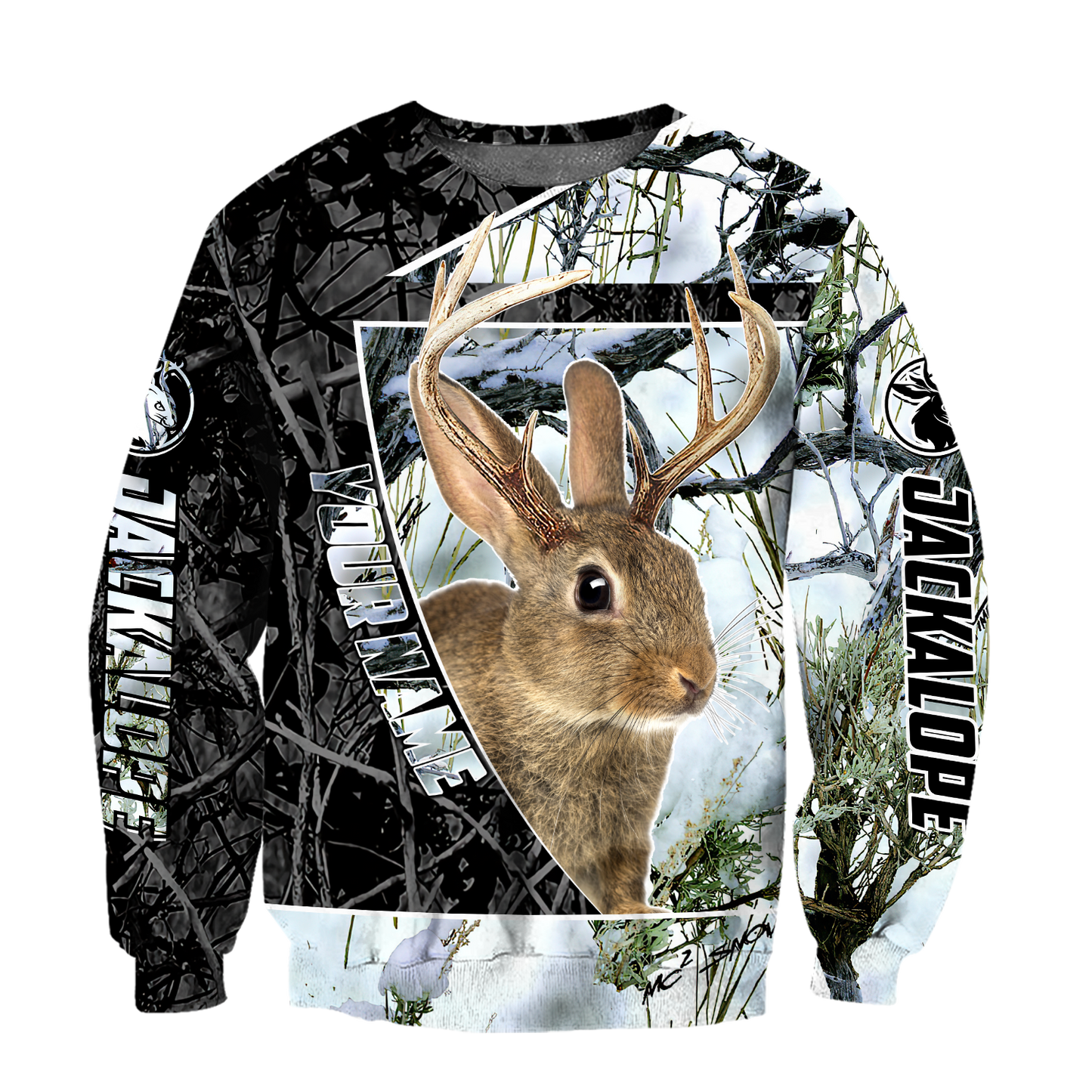 Premium Jackalope Customize 3D All Over Printed Unisex Shirts