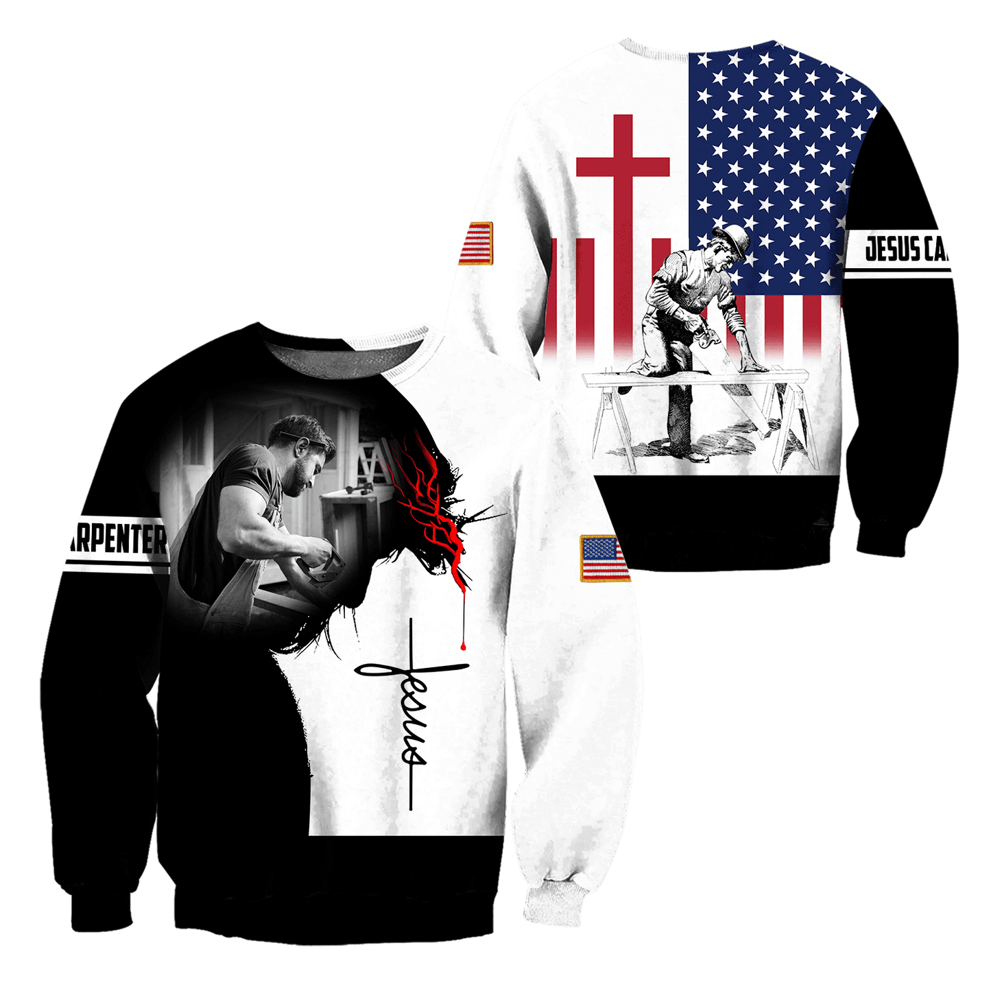 Premium Jesus Carpenter 3D All Over Printed Unisex