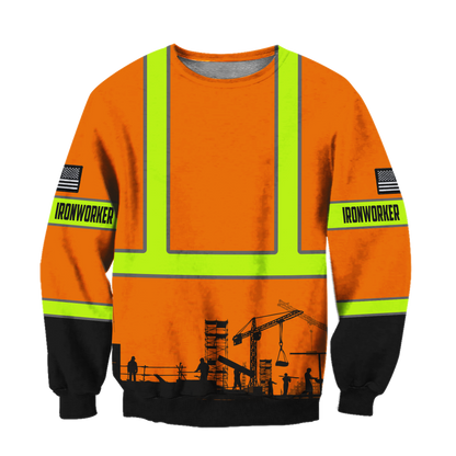 Ironworker 3D All Over Printed Unisex Shirts TN