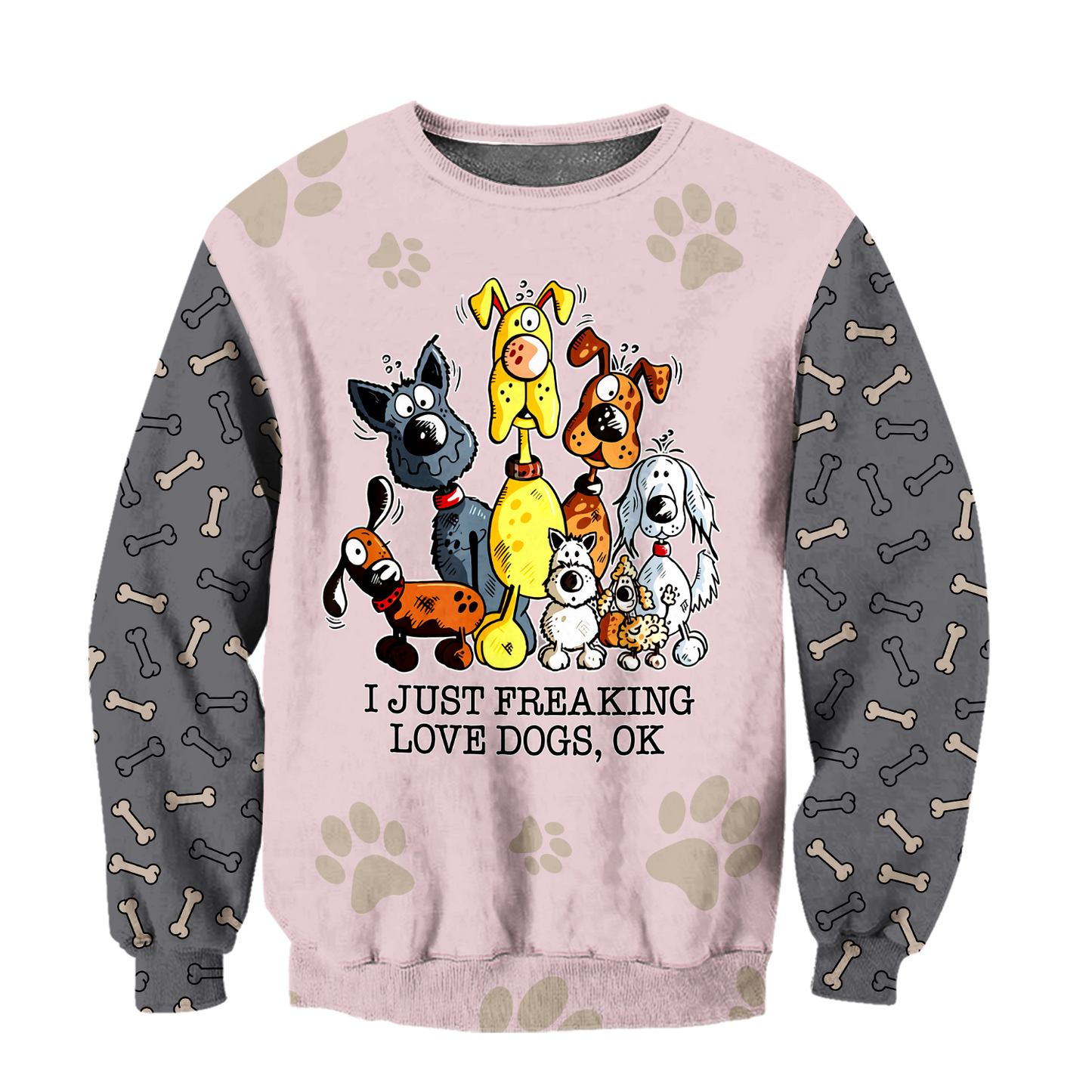 3D All Over Printed Dog Make Me Happy Unisex Shirts XT