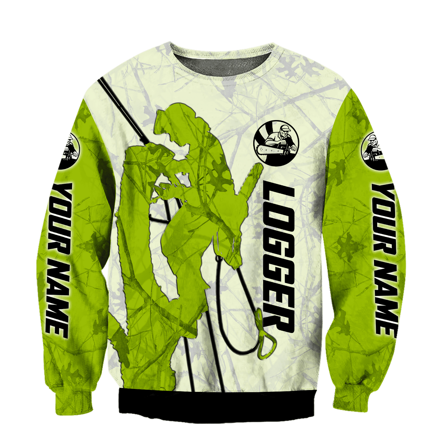 Premium Personalized 3D Printed Logger Shirts MEI