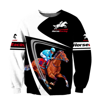Horse Racing 3D All Over Printed Unisex Shirts