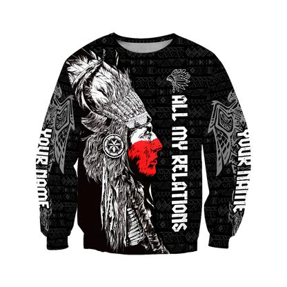 Native American Father‘s Day 3D All Over Printed Shirts DZ29052101 NT