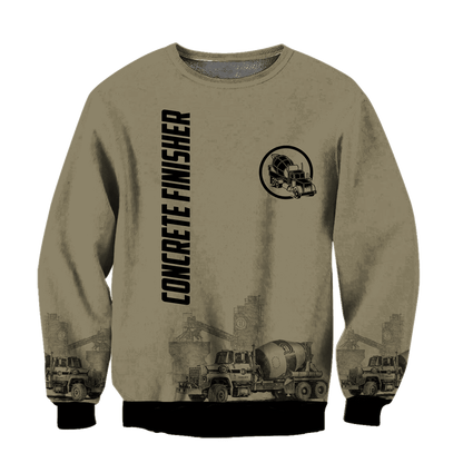 Legend Concrete Finisher 3D printed shirts