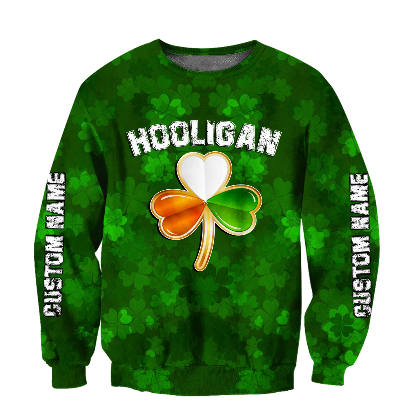 3D All Over Printed  Irish   St Patrick Day Unisex Shirts Custom Name XT