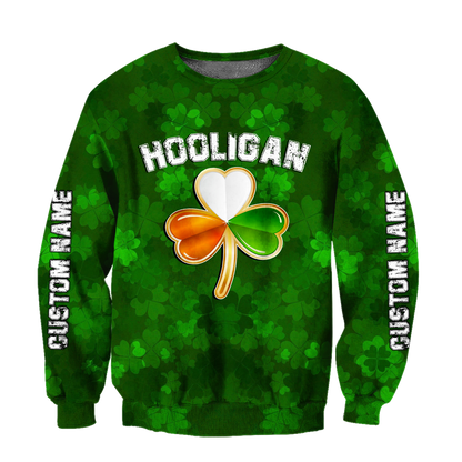 3D All Over Printed  Irish   St Patrick Day Unisex Shirts Custom Name XT