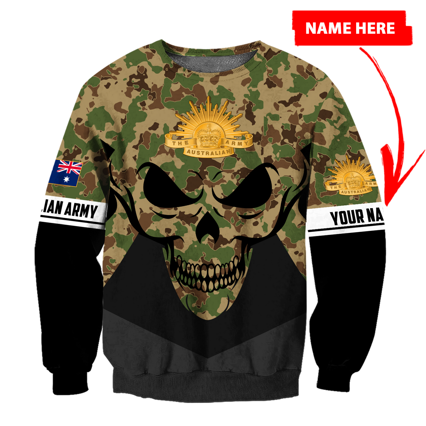 Persionalized Australian Army 3D All Over Printed Shirts 07032104.CTA