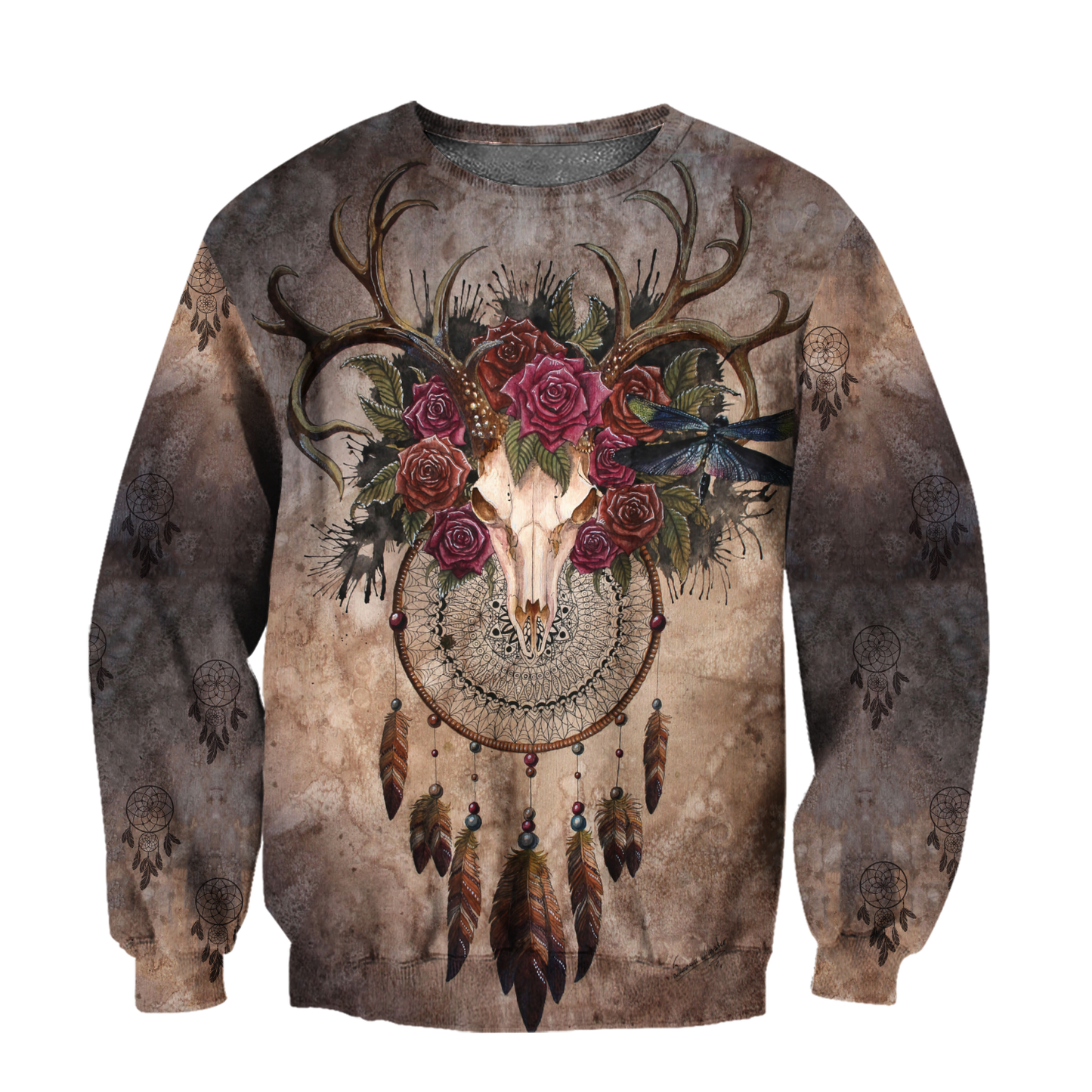 Deer Native American Culture 3D All Over Printed Unisex Shirts