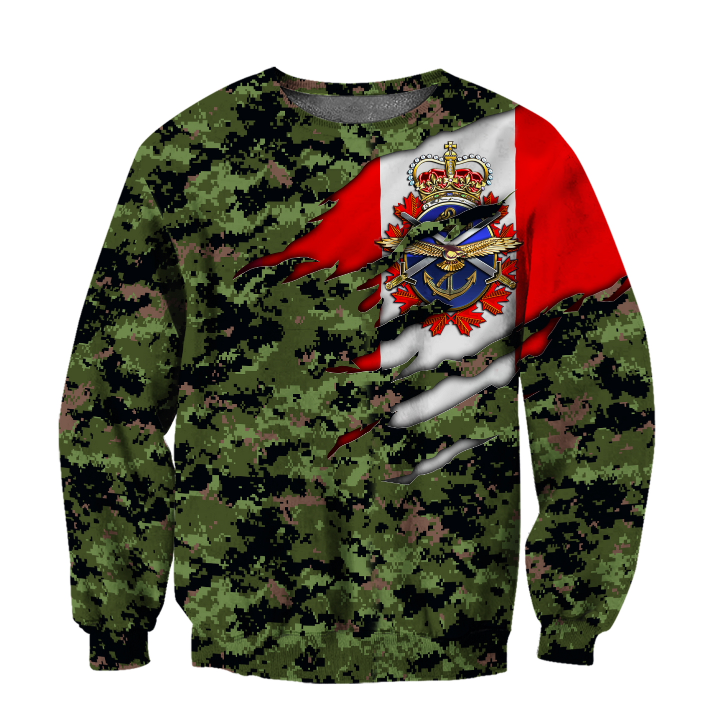 Canadian Veteran - Jesus 3D All Over Printed Shirts PD06032103
