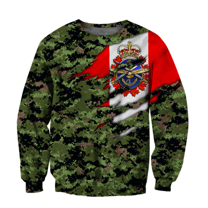 Canadian Veteran - Jesus 3D All Over Printed Shirts PD06032103