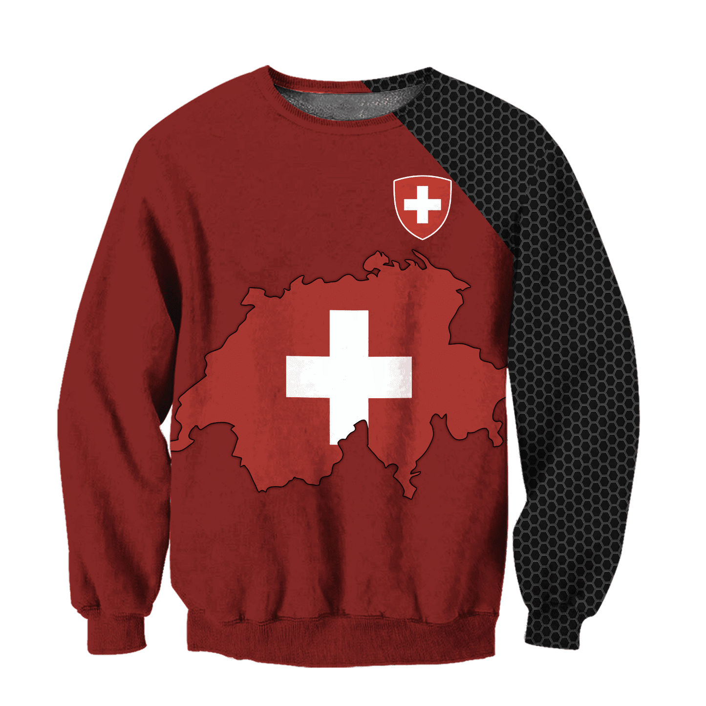 Switzerland 3D All Over Printed Unisex Shirts