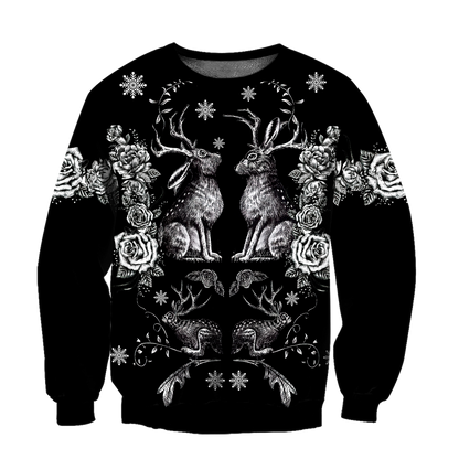 Premium Jackalope 3D All Over Printed Unisex Shirts