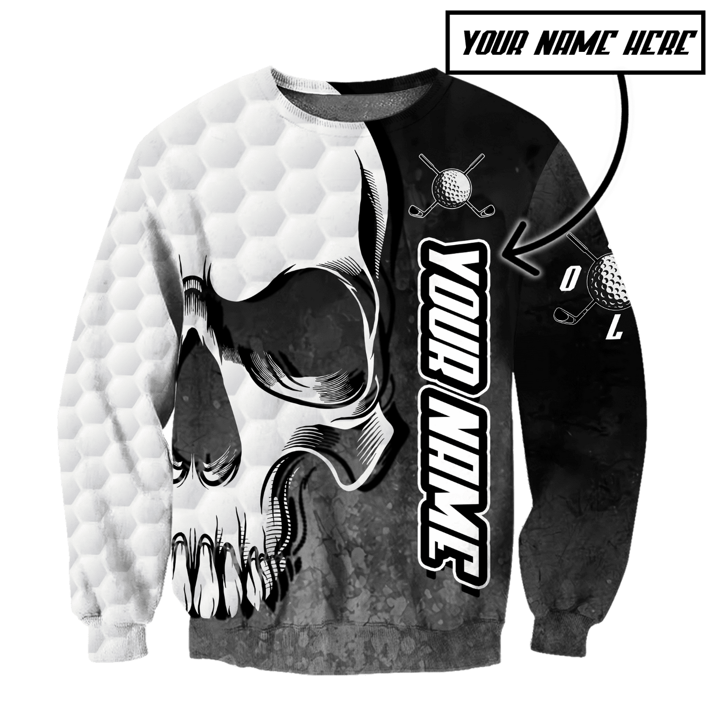 Custom Name XT Golf Lover 3D Printed Clothes HHT15042103