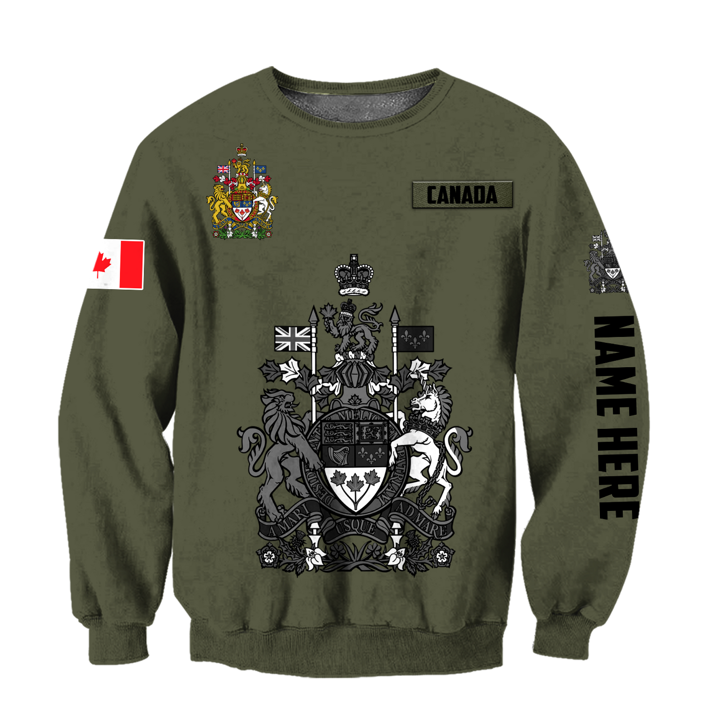 Custom Name XT Canada Day 3D Printed shirts
