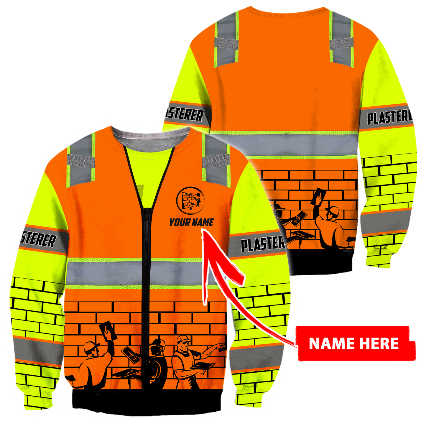 Personalized Name XT Plasterer 3D All Over Printed Clothes PD06032101