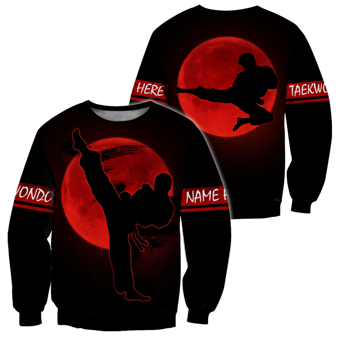 Customize Name Taekwondo Hoodie For Men And Women TNA26032102