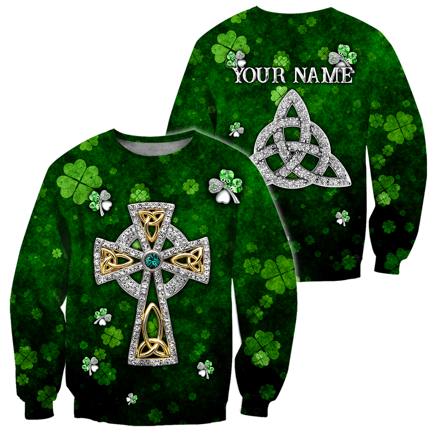 Personalized Irish Saint Patrick's Day 3D All Over Printed Shirts For Men And Women TN