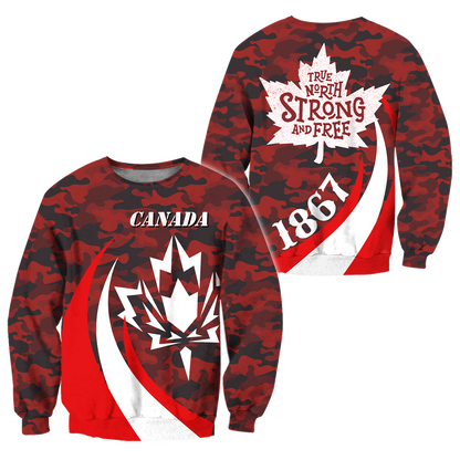 Canada Day 3D Printed Clothes SN27032102 XT