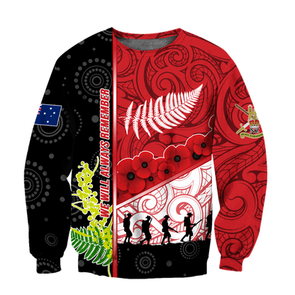 Premium Anzac Day 3D All Over Printed Unisex
