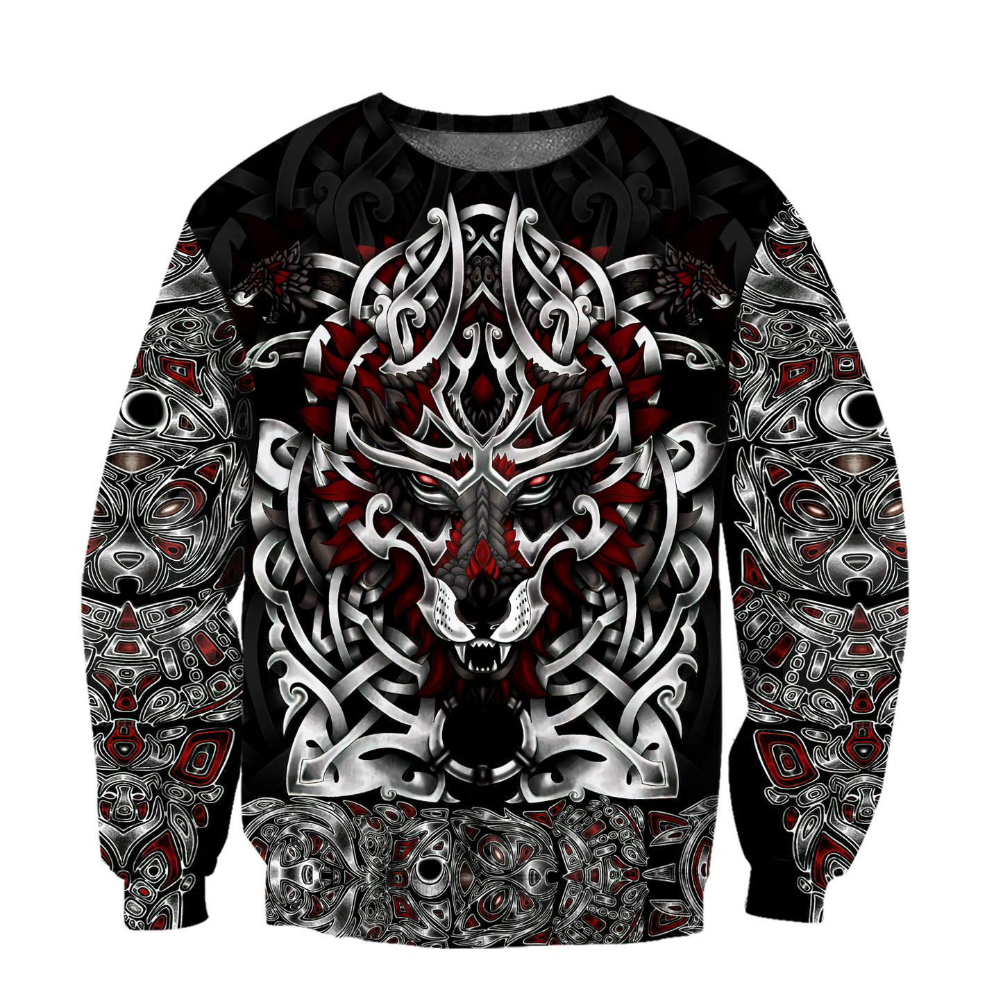 Wolf Viking 3D All Over Printed Unisex Shirt