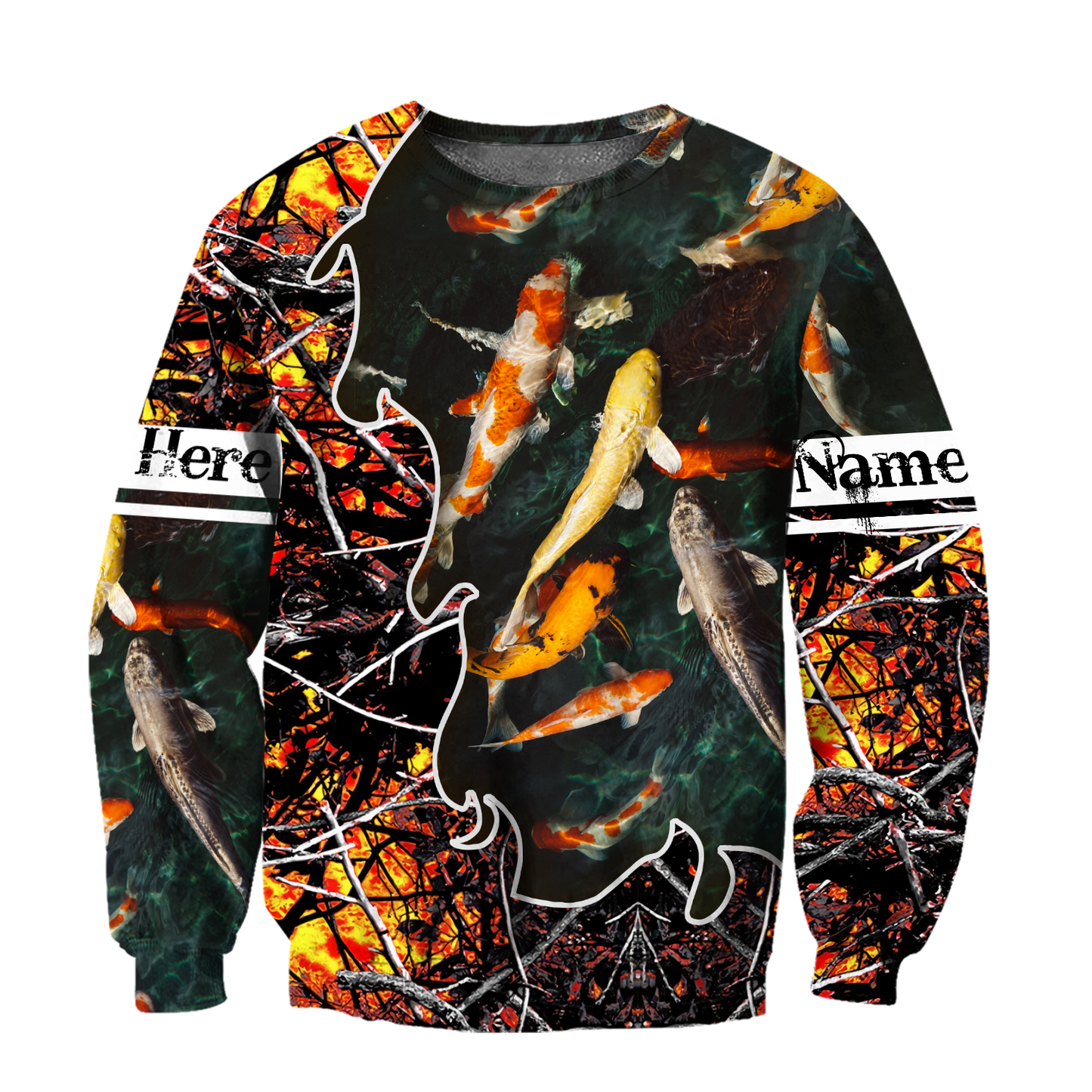 Personalized Name XT Beautiful Koi 3D All Over Printed Shirts  TNA01032102