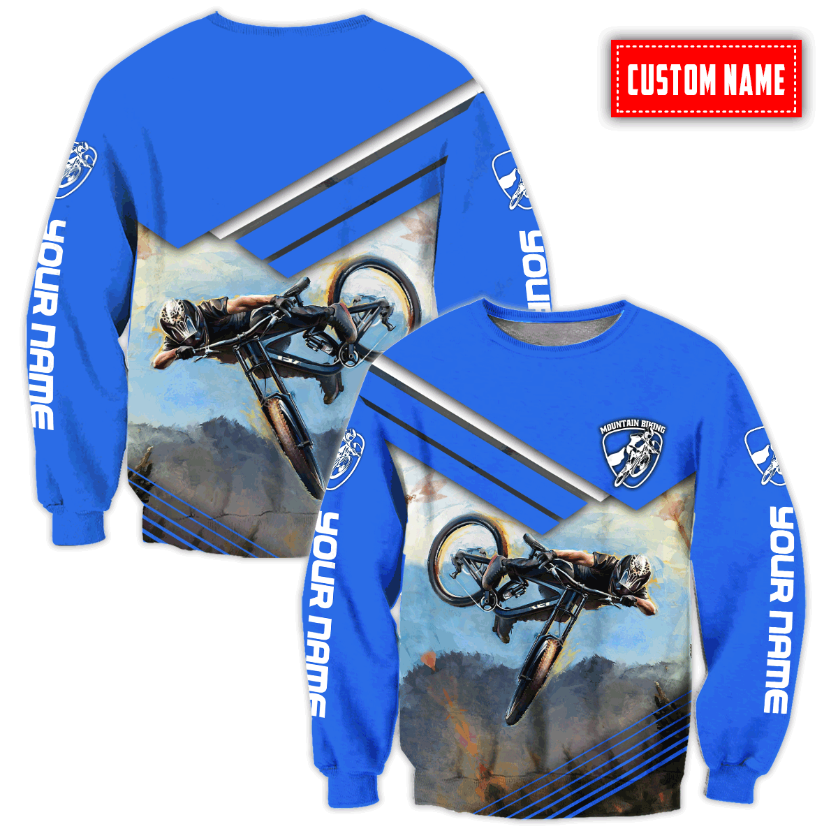 Personalized Name XT Mountain Biking 3D Printed Clothes VP25032103
