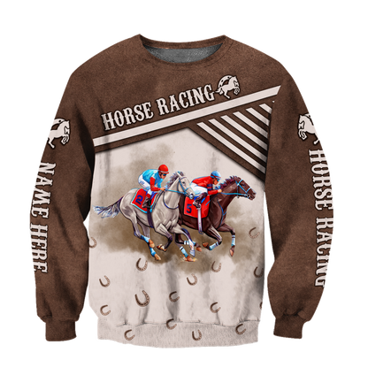 Personalized Horse Racing 3D All Over Printed Unisex Shirts