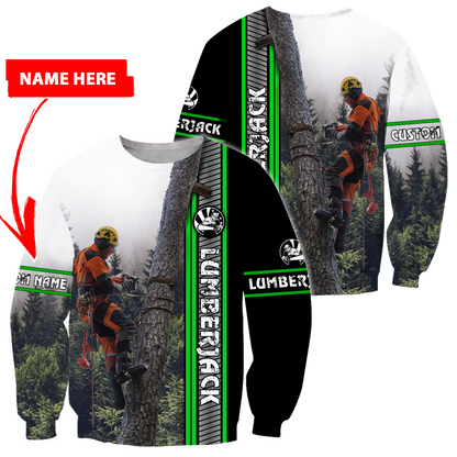 Premium Personalized Unisex 3D Printed Lumberjack Shirts MEI