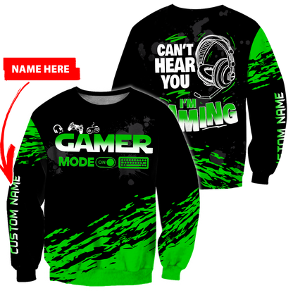 Can't Hear You I'm Gaming Personalized Name PD29042101